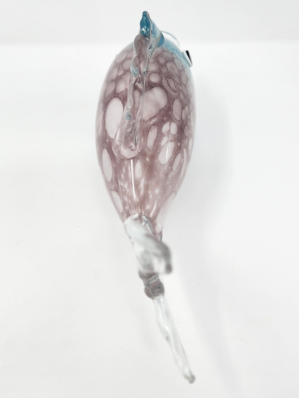 Vintage Handblown Blue and Purple Art Glass Fish - Picture 10 of 10